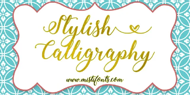 Stylish Calligraphy Free font