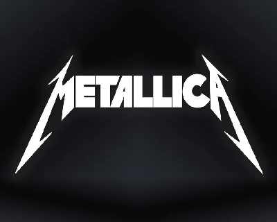 Metallica font