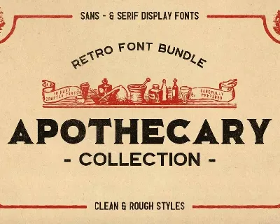 The Apothecary Collection font