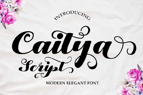 Caitya Script font