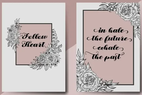 Caitya Script font