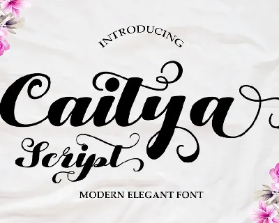 Caitya Script font