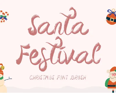 Santa Festival font