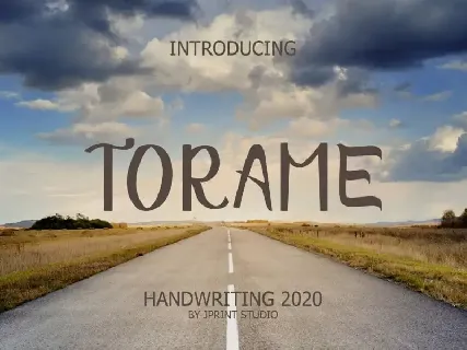 Torame Handwriting font