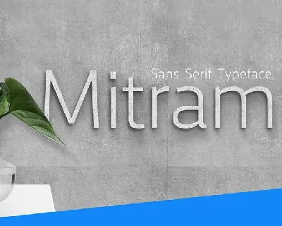 Mitram Typeface font