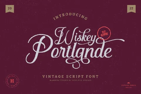 Wiskey Portlande font