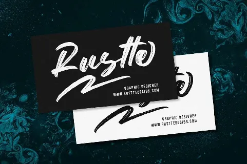 Netto Brushes font