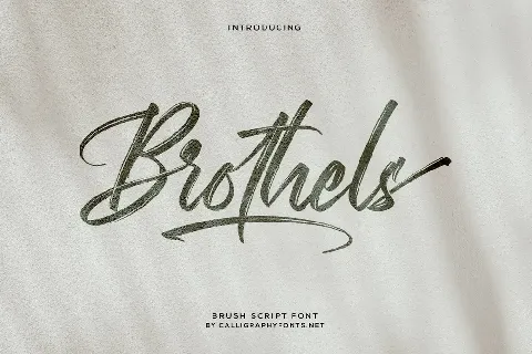 Brothels Demo font