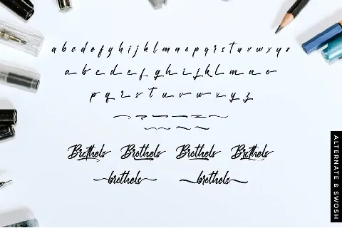 Brothels Demo font