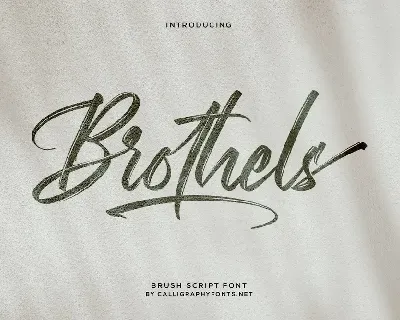 Brothels Demo font