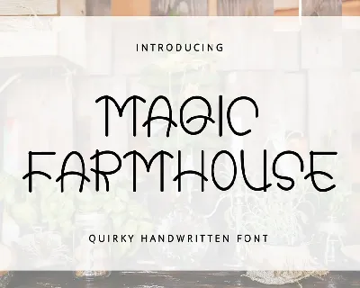 Magic Farmhouse font