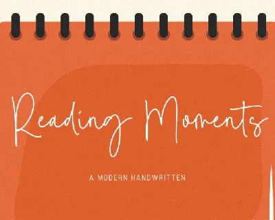 Reading Moments font