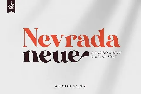 AL Nevrada Neue Display font