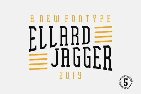 Ellard Jagger Display font