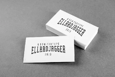 Ellard Jagger Display font