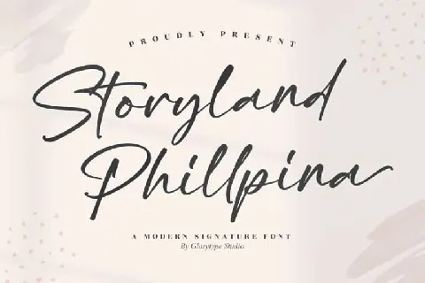 Storyland Phillpina font