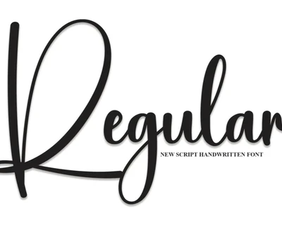 Regular Script font