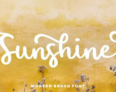 Sunshine Bold Handwritten Script font