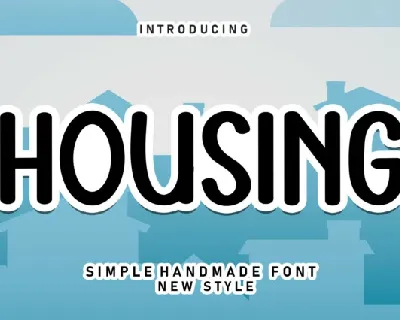Housing Display font