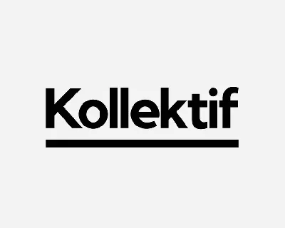 Kollektif Typeface font