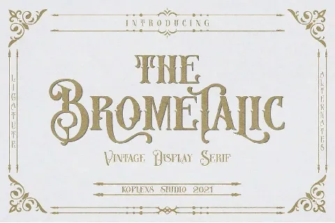 Brometalic font