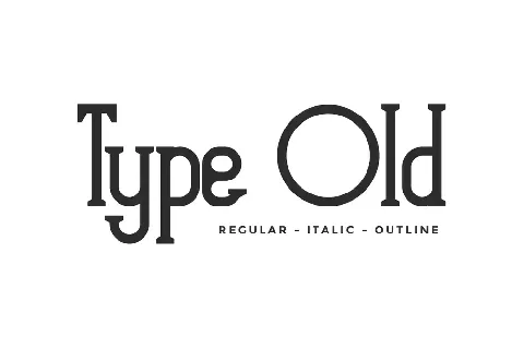 Type Old Demo font