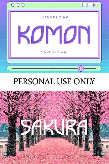 Komon font