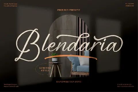 Blendaria font