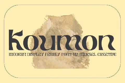 Koumon Family font