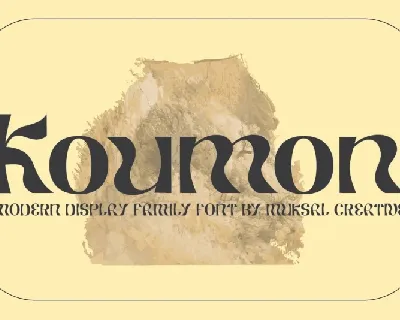 Koumon Family font