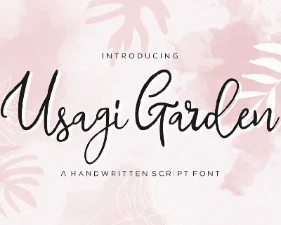 Usagi Garden font