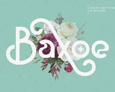 Baxoe Sans Fancy Typeface font