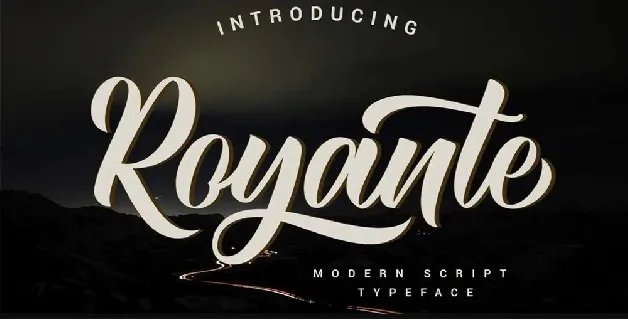 Royante font