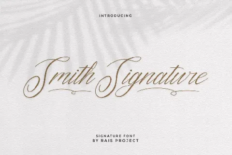 Smith Signature Demo font