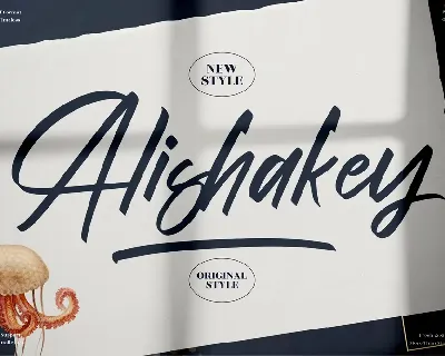 Alishakey font