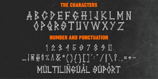 Warbones font