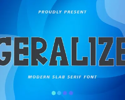 Geralize font