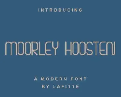 Moorley Hoosten Sans Serif font