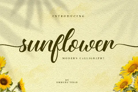 Sunflower Fields font