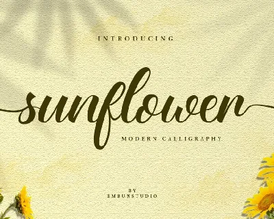 Sunflower Fields font