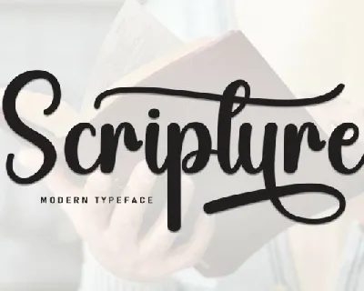 Scripture Calligraphy font