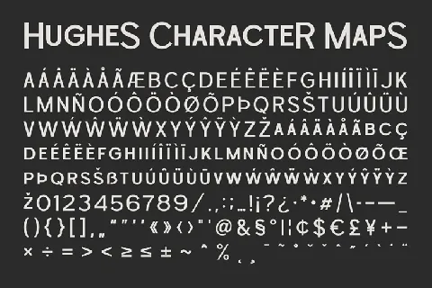 Hughes font