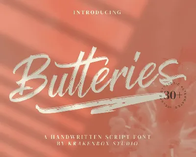 Butteries font