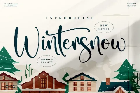 Wintersnow font