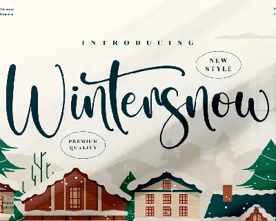 Wintersnow font