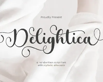 Delightica font