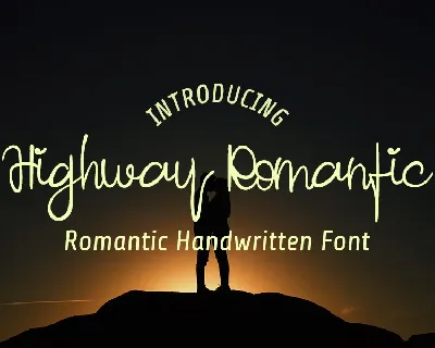 Highway Romantic font