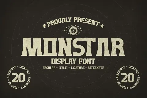 MONSTAR font