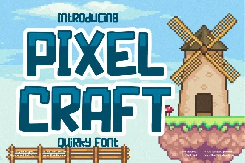 PIXEL CRAFT font