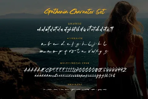 Gathenia font